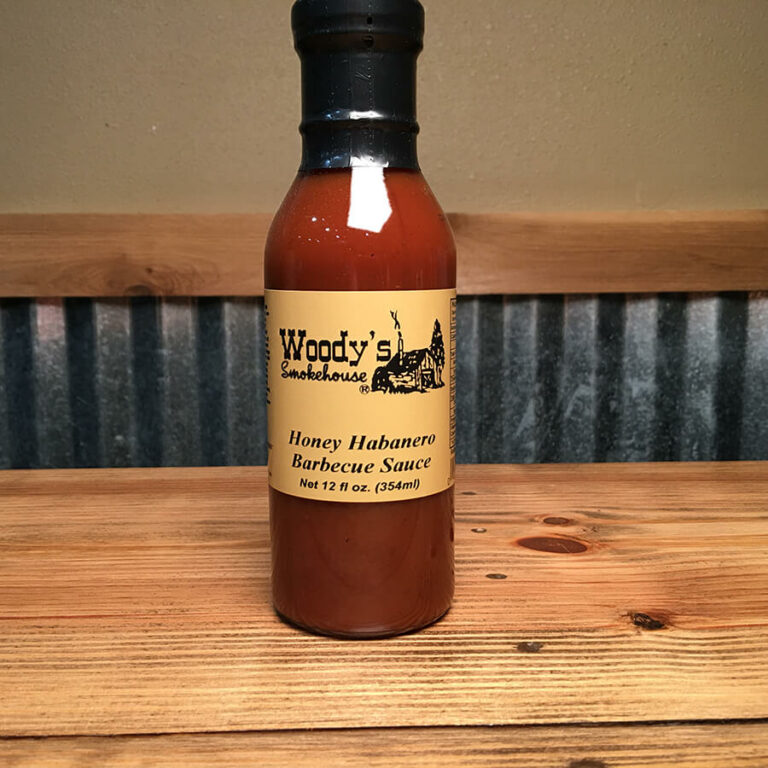 Honey Habanero BBQ Sauce 12 oz. - Woody's Smokehouse