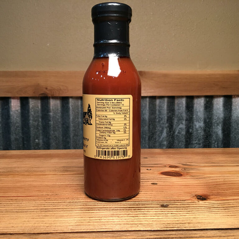 Honey Habanero BBQ Sauce 12 oz. - Woody's Smokehouse