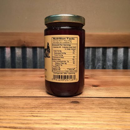 Seedless Red Raspberry Preserves label