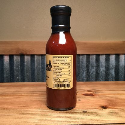 Horseradish BBQ Sauce label