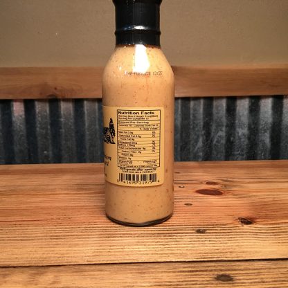 Texas 1015 Onion Honey Mustard Dressing label