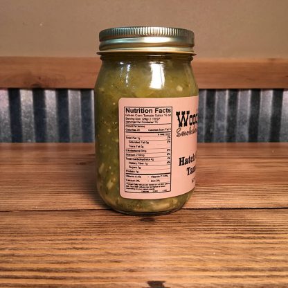 Hatch Green Corn Tamale salsa label